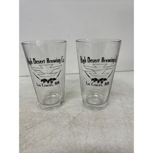 High Desert Brewing Co Las Cruces, NM Beer Glasses